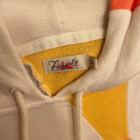 Faherty Soleil Cotton Hoodie in Canyon Lands - Size Small - Picture 5 of 6